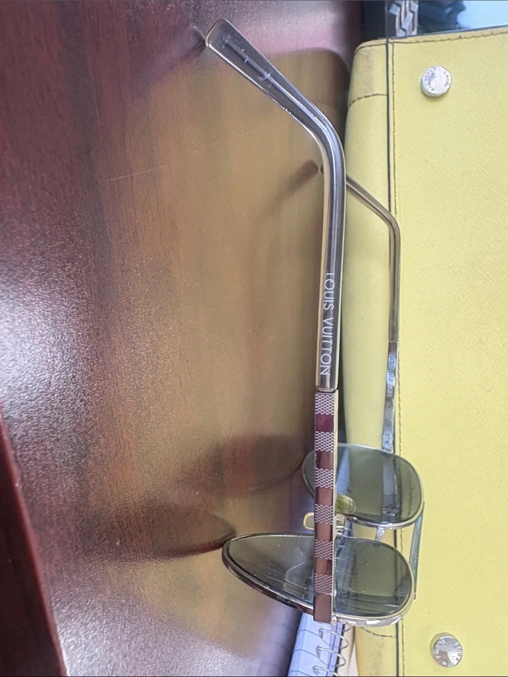 Louis Vuitton Brown Gradient Lens Aviator Sunglasses